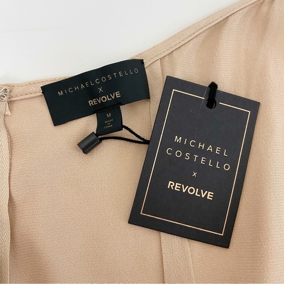 ❤️‍🔥3 FOR $50❤️‍🔥 Michael Costello x REVOLVE Josie Gown in Nude - Picture 9 of 11